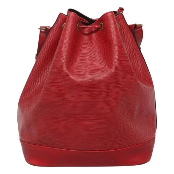LOUIS VUITTON Epi Noe Shoulder Bag Red M44007 LV Auth 120135